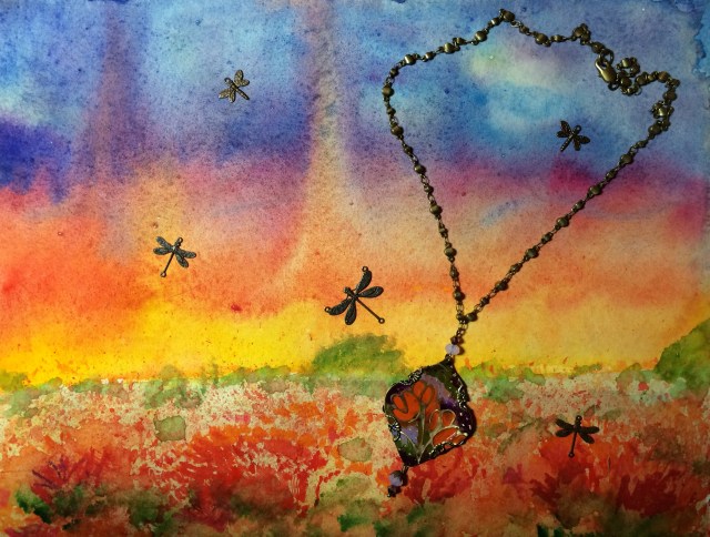 Poppies midst Skyfire