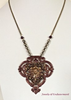 Garnet Goddess Necklace