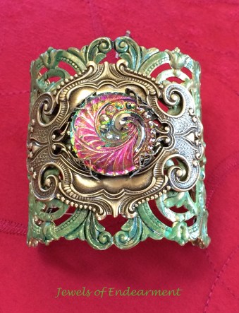 Orchid Spiral Bracelet