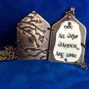 Not All Who Wander Doorway Neckace