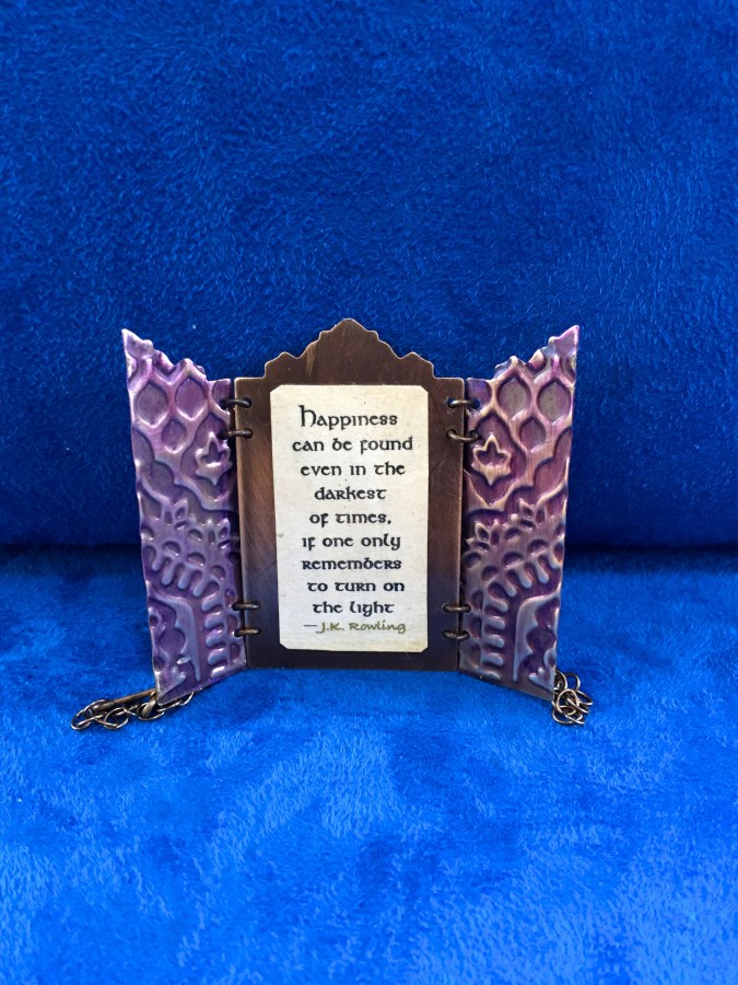 Happiness can be found even in the darkest of times, if one only remembers to turn on the light