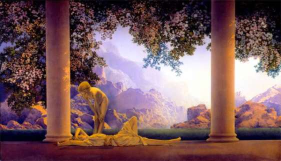 Daybreak by Maxfield Parrish